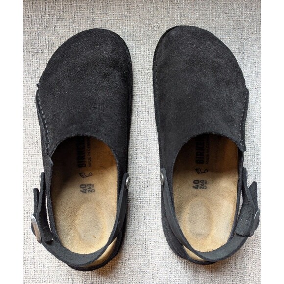 Birkenstock Lutry Premium Suede Black Size  40 - Picture 7 of 9